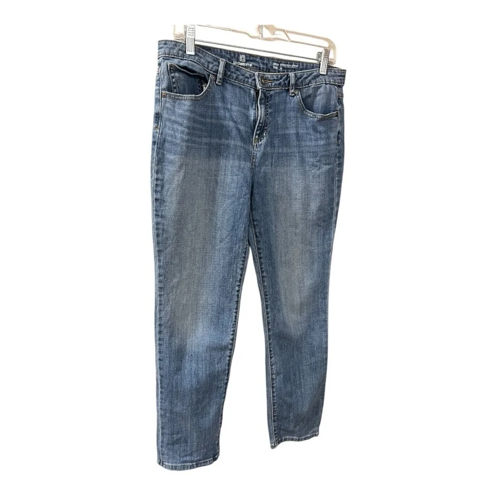 Liz Claiborne Stretched Cropped Jeans Size 10 Women's